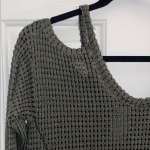 Dry Goods off shoulder sweater